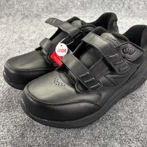 New Balance Hook and Loop 928v3 black leather walking sneakers